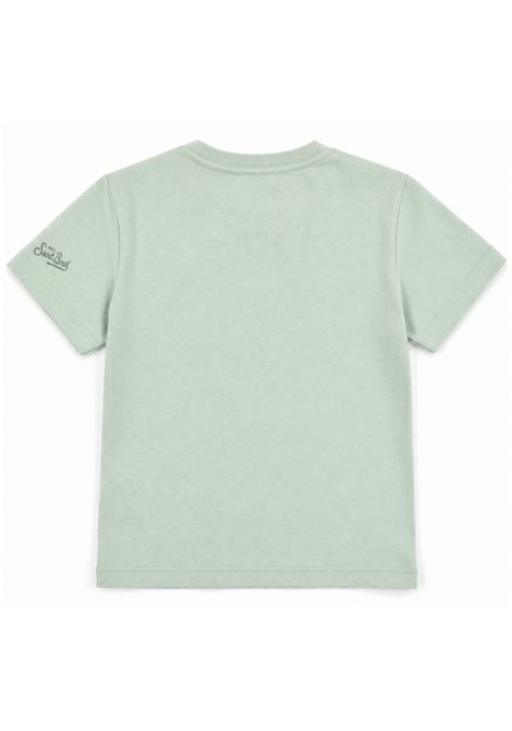 T-shirt in lino SAINT BARTH | ALE0002 ALEX N01141L LINEN 55 MINT